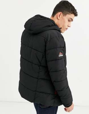 superdry hooded puffer jacket