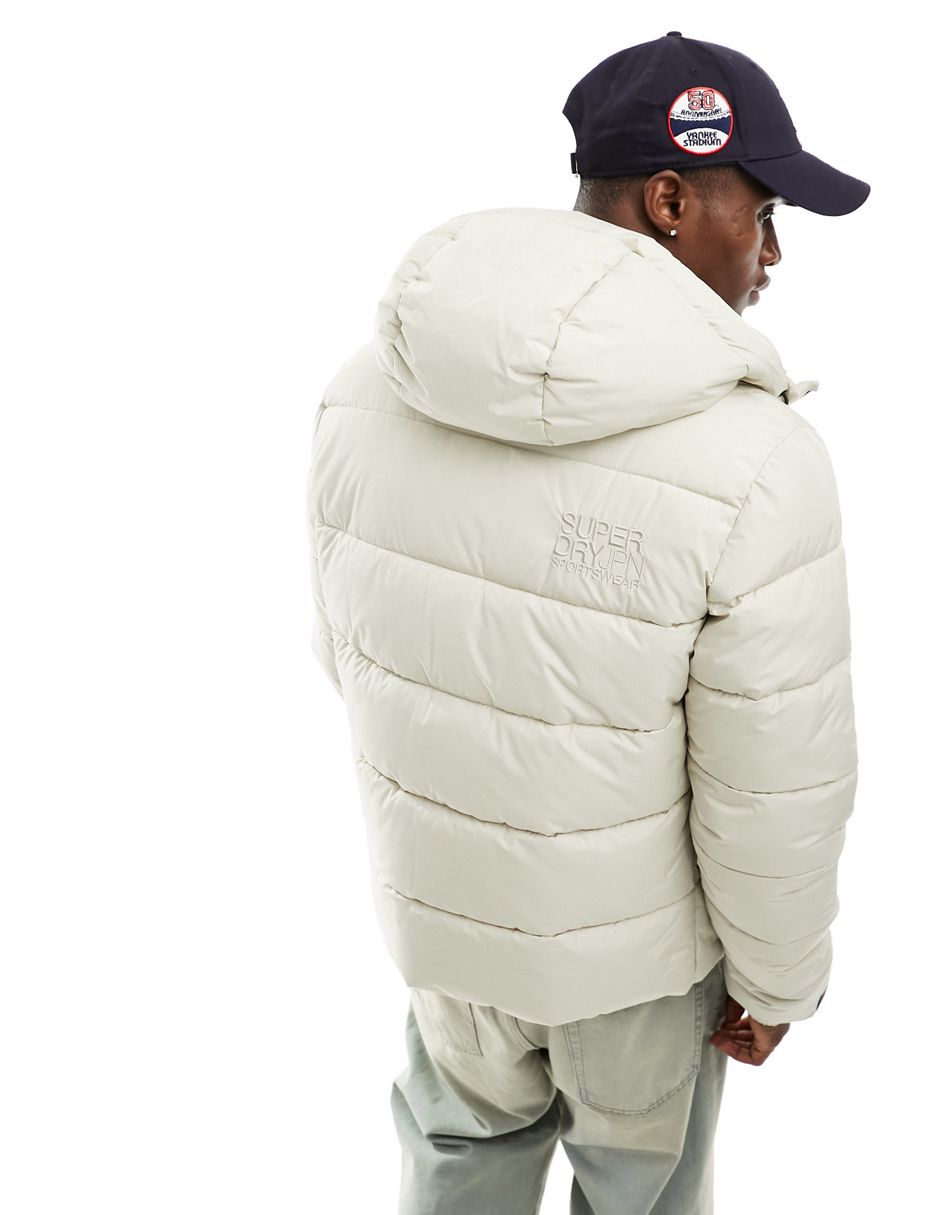 Superdry hoods sports puffer winter jacket 