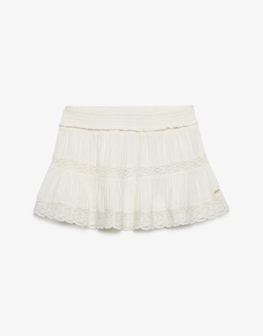 Superdry - Ibiza - Mini-jupe - Blanc cassé, 6 de 6