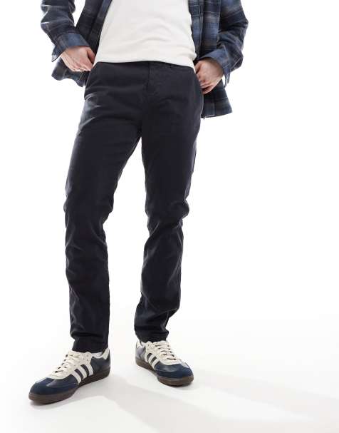 Superdry International chino pants in eclipse navy - view 1