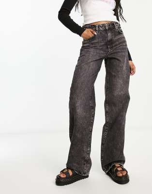 Superdry - Jean ample style vintage - Noir