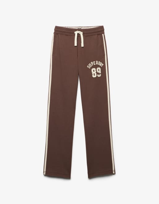 Superdry jogger de hockey Athletic essentials marron châtaigne, 6 de 6
