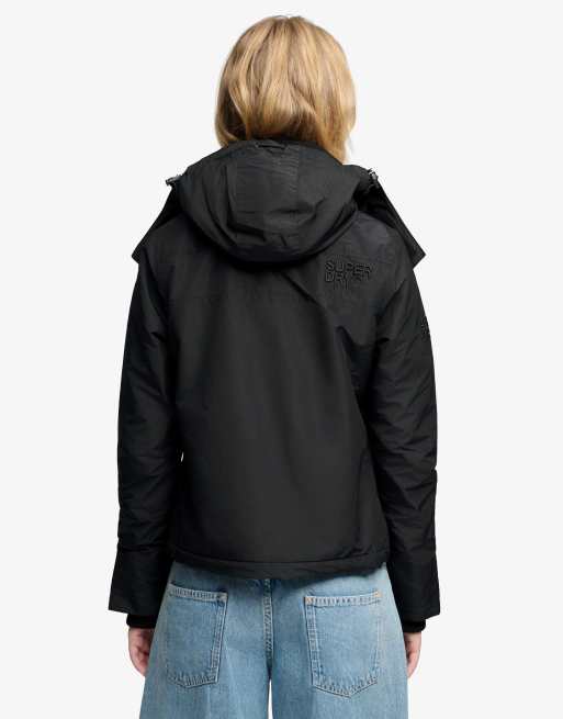 Superdry Kapuzen-Windjacke in Schwarz, 5 von 5