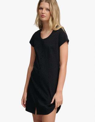 Superdry Schwarz Kurzes Damenhemdkleid - Bild 2