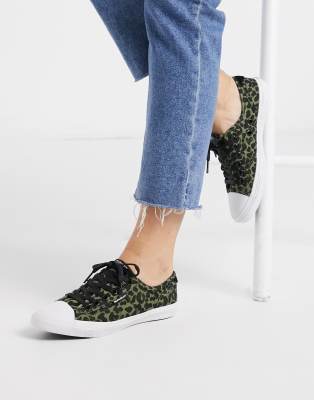 superdry leopard print trainers