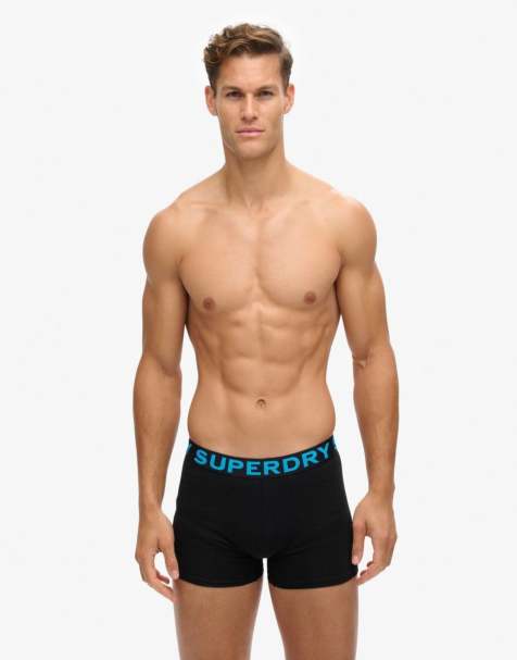 Superdry - Lot de 3 caleçons - Noir/fluo - view 1