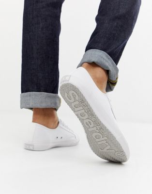 superdry white trainers