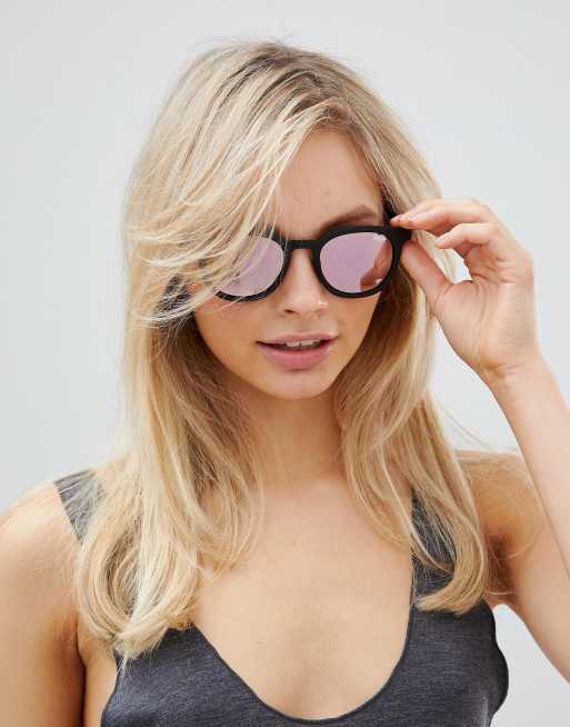 Superdry Lunettes de soleil avec verres roses effet miroir ASOS