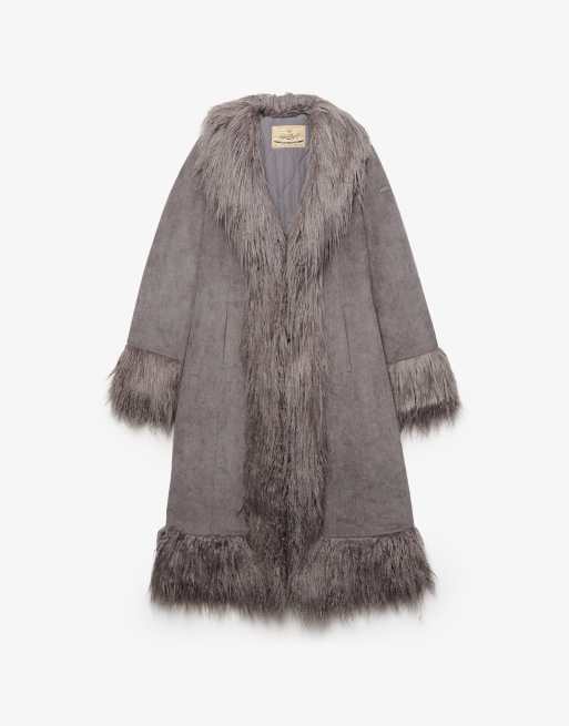 Superdry manteau long afghan bleu cosmique, 7 de 7