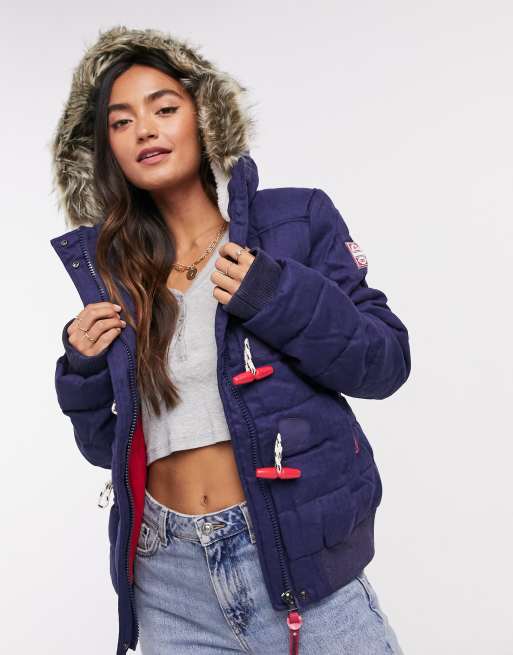 Superdry toggle hot sale puffer