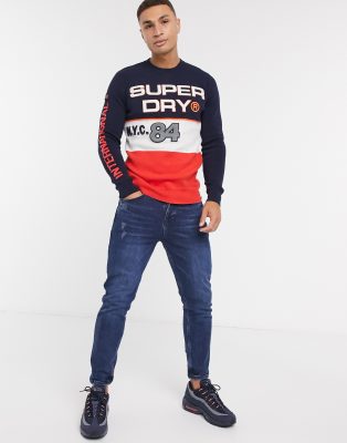 superdry crew neck jumper