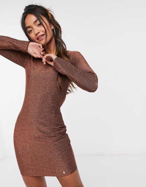 Mia shimmer outlet mini dress