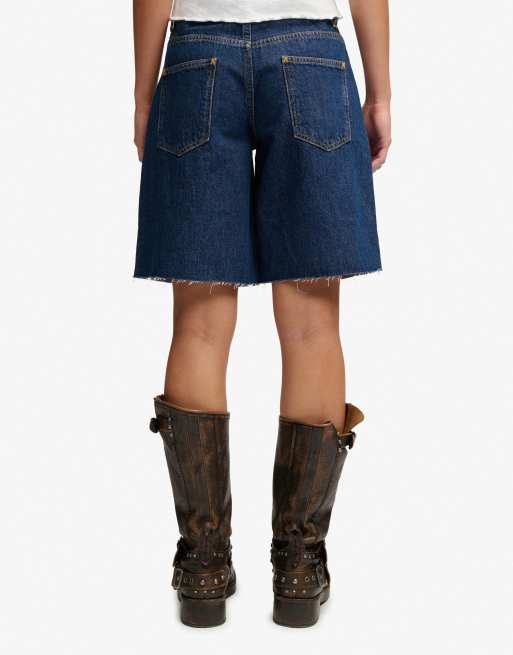 Superdry Mid-Rise Baggy Jorts in Dunkel-Vintageblau, 4 von 4