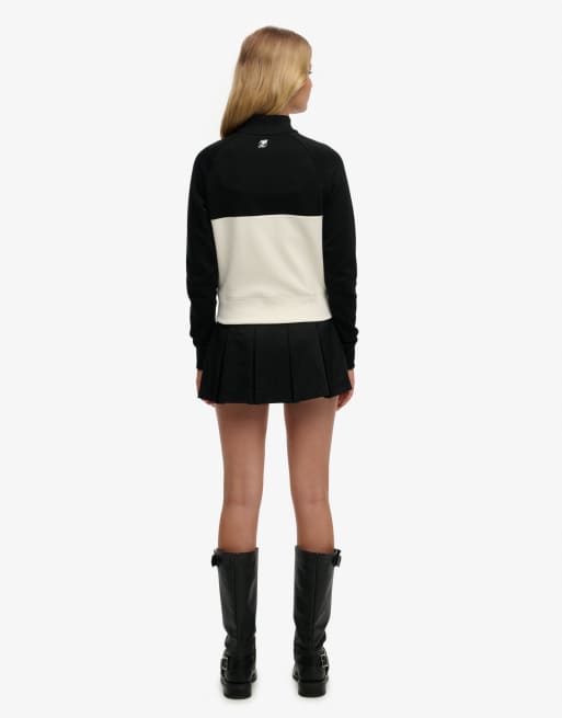 Superdry Mini pleated skort in black, 5 of 7
