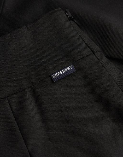 Superdry Mini pleated skort in black, 6 of 7