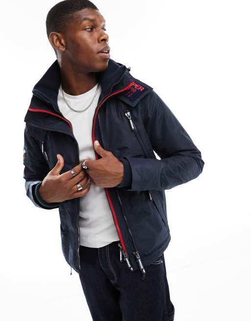 Superdry mountain windcheater jacket in Nordic Chrome Navy