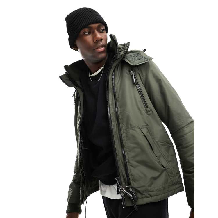 Superdry olive green on sale jacket