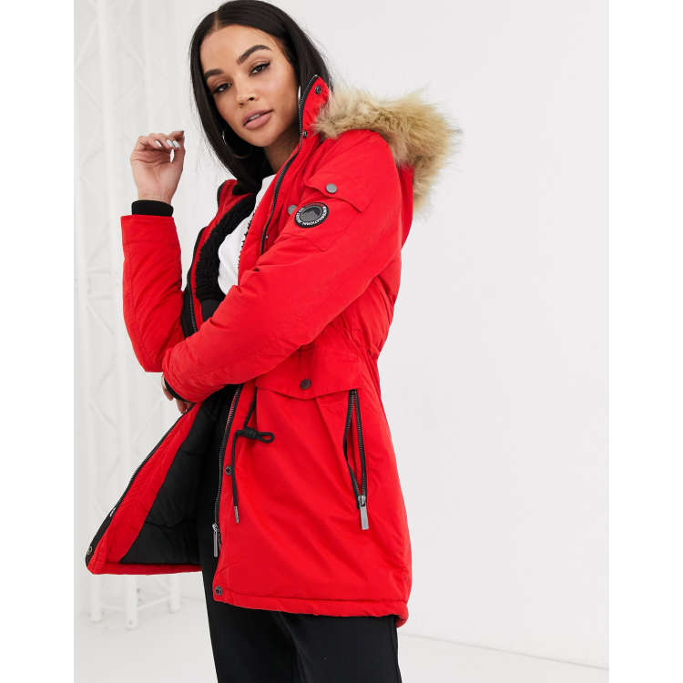 Bitterheid String string staan Superdry Nadare microfibre parka | ASOS