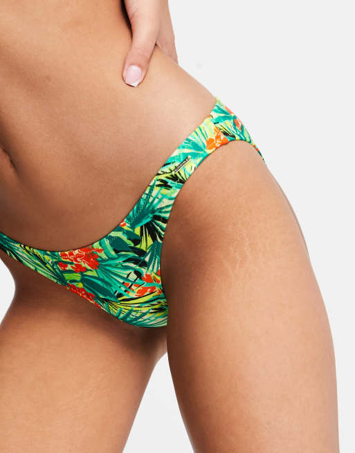 Superdry - Neo Tropic - Bas de bikini - Vert, 3 de 4