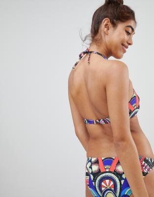 superdry neon tribal swimsuit