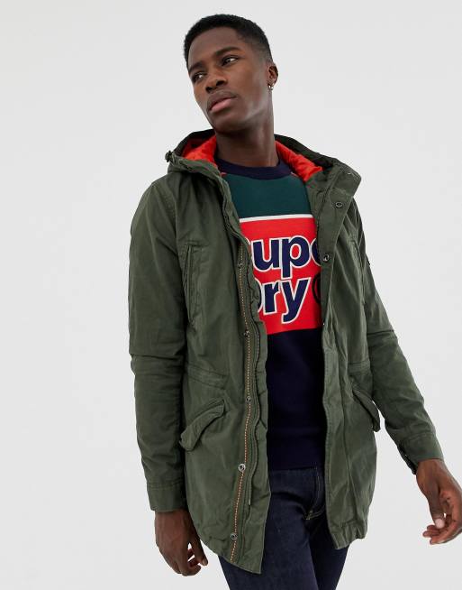 Superdry field jacket online green