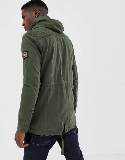 Rookie military 2024 parka jacket superdry