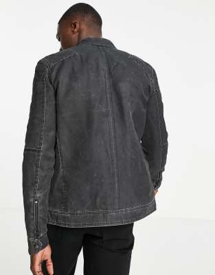 superdry ottoman biker jacket