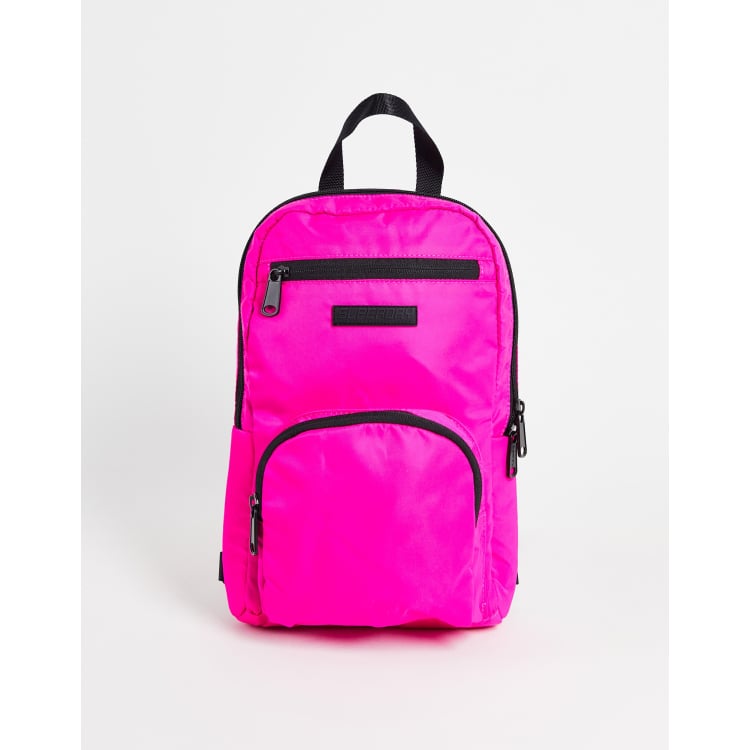 Neon store pink backpack