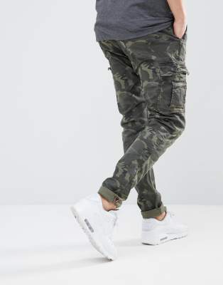 superdry camo cargo pants