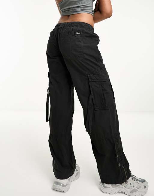 Superdry Pantalon cargo vintage lastique Noir