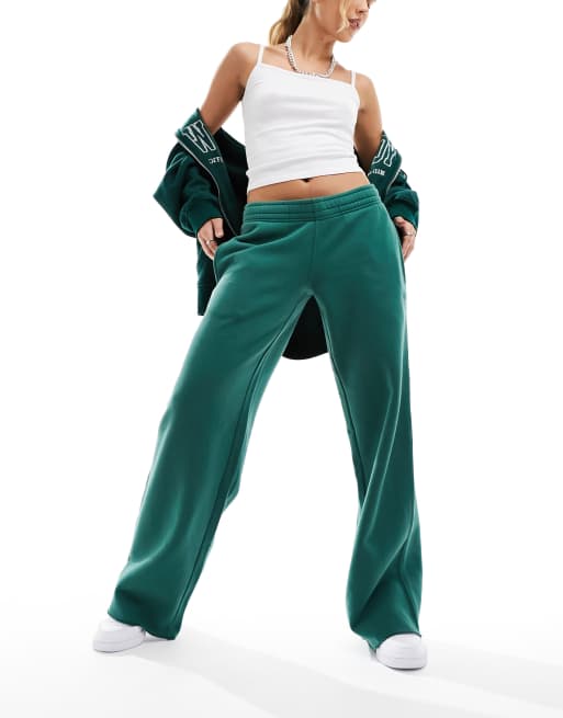 Superdry - Pantalon de jogging droit à délavage vintage - Vert pin