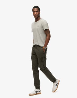 Superdry - Para - Pantalon cargo ajusté - Vert-gris foncé - view 1
