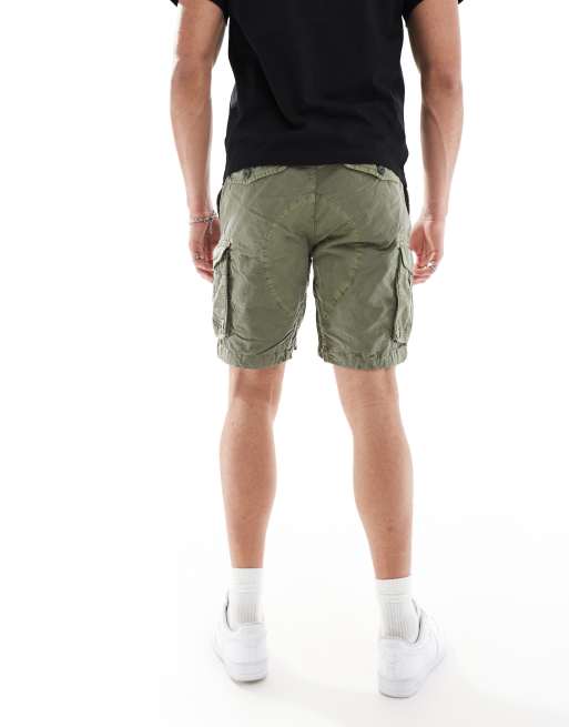 Superdry Parachute light shorts in chive green ASOS