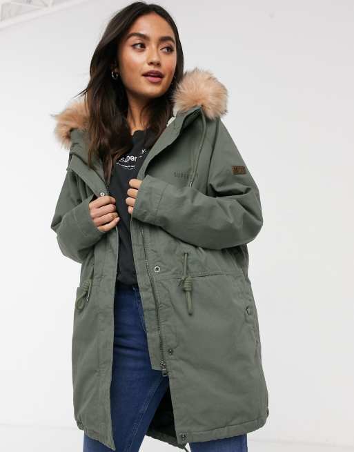 Asos superdry sale womens coat