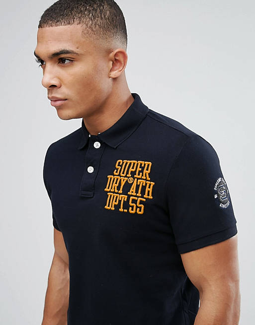 cap Correspondence Mountaineer Superdry Polo Shirt With Embroidered Logo | ASOS