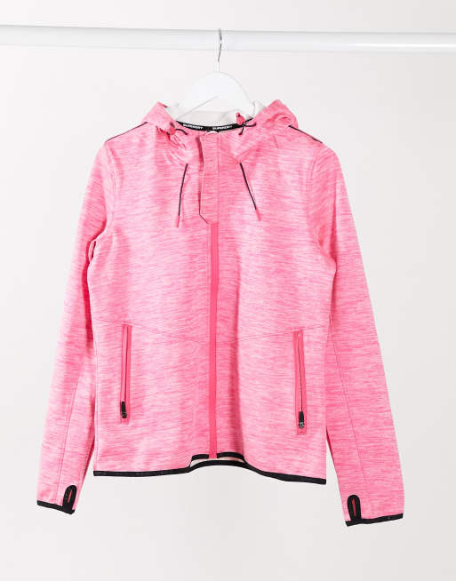 Superdry Prism Hooded Windtrekker in Pink