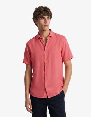 Superdry Orange Leinenhemd Riviera - Bild 2