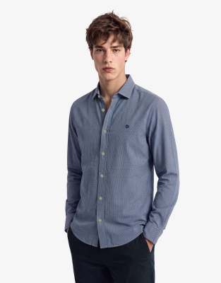 Superdry Bleu Leinenhemd Riviera - Bild 2