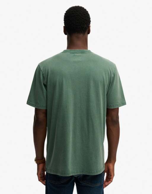 Superdry – Roadside Trade – Locker geschnittenes T-Shirt in Jägergrün, 2 von 4