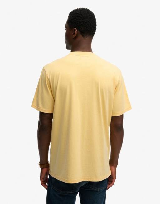 Superdry – Roadside Trade – Locker geschnittenes T-Shirt in Narzissengelb, 2 von 4