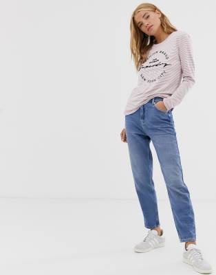 superdry mom jeans