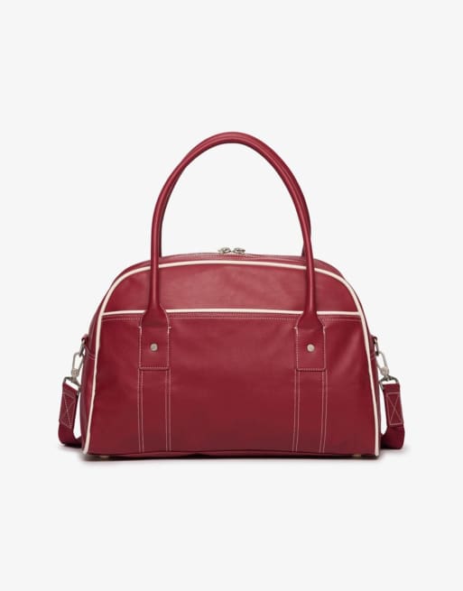 Superdry - Sac bowling vintage - Rouge bordeaux, 4 de 7