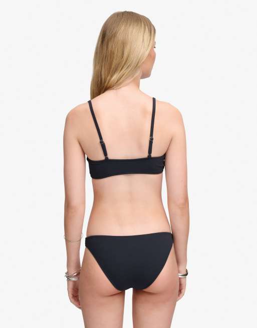 Superdry Sd&co bralette bikini top in eclipse navy, 5 of 7