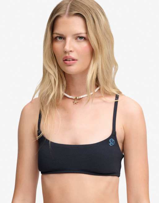 Superdry – Sd&Co – Bustier-Bikinioberteil in Eclipse-Marineblau, 3 von 7