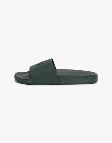 Superdry Sd&co. claquettes piscine vert foncé/bleu marine - view 1