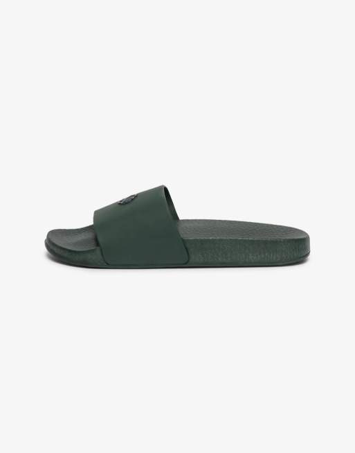 Superdry Sd&co. claquettes piscine vert foncé/bleu marine, 2 de 6