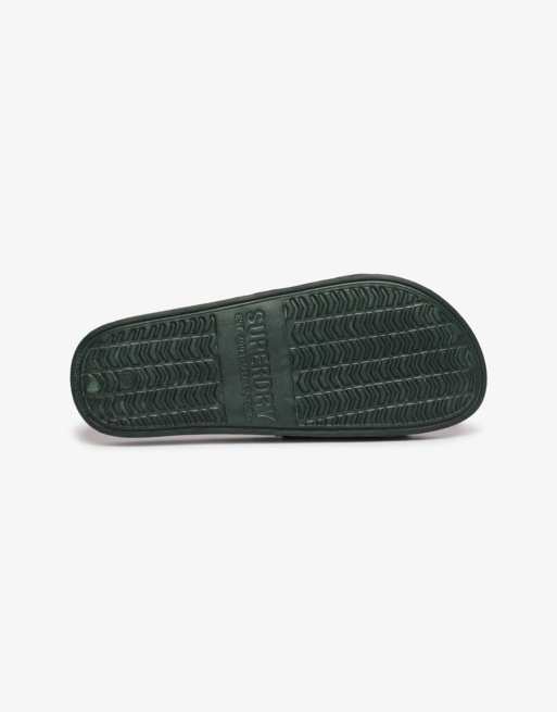 Superdry Sd&co. Pool-Slider in Waldgrün/Atlantic Navy, 6 von 6
