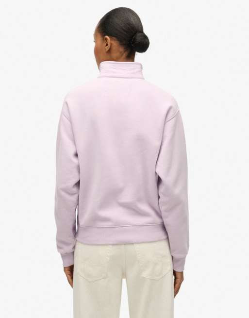 Superdry - Sd&Co - Sweat-shirt à col zippé - Violet parme, 2 de 4