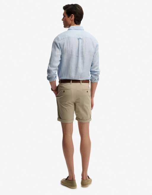 Superdry - Short chino classique de qualité supérieure - Marron grès, 5 de 6