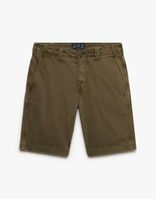 Superdry - Short chino fonctionnel - Vert ciboulette, 7 de 7